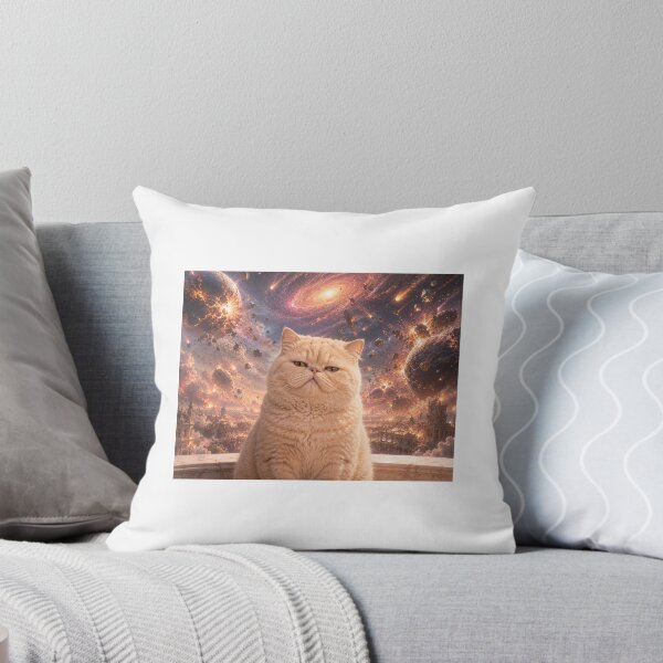Item preview, Unbothered Apocalypse Cat designed and sold by LovelyCatGalaxy.