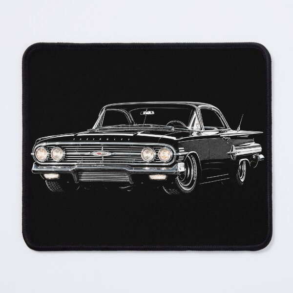 Item preview, 1960 Chevrolet Impala – Black Classic Chevy Coupe Art designed and sold by Stinky Lincy's Apparel Company.