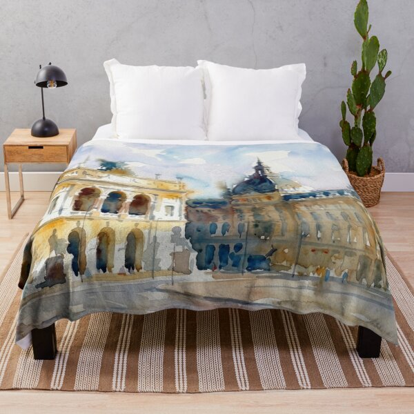 Item preview, Copenhagen Royal Theatre Watercolor designed and sold by caracatita75.