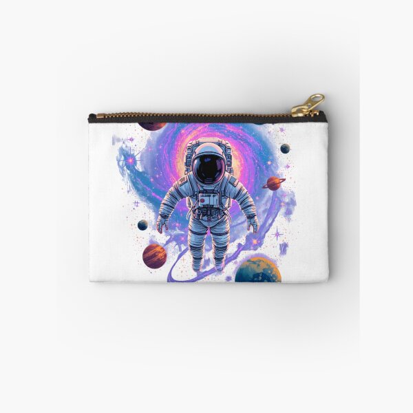 Item preview, Lost in the Cosmos – Astronaut Floating Through a Galactic Portal designed and sold by Prajverse19.