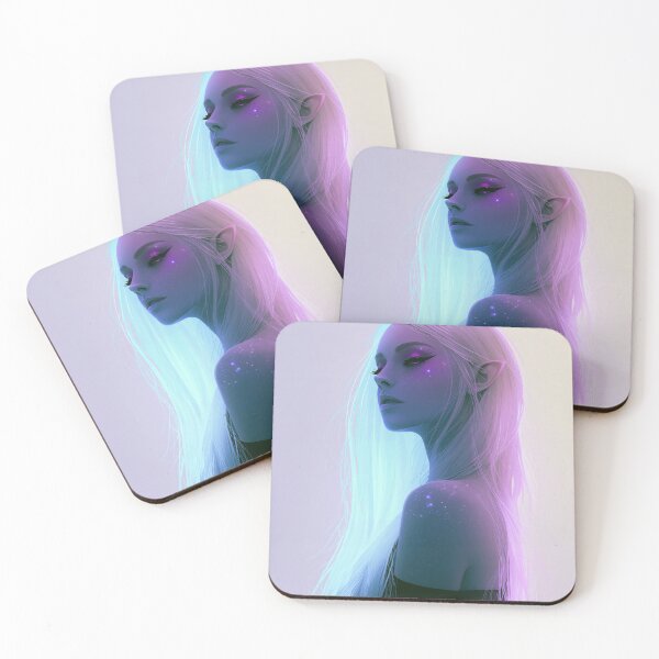 Item preview, Neon Reverie of the Silent Starborn designed and sold by oanaunciuleanu.