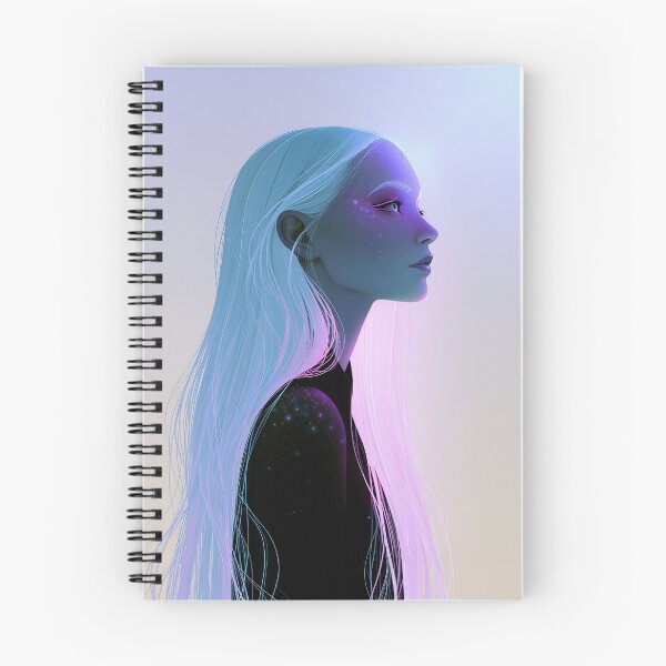 Item preview, Neon Reverie of the Silent Starborn designed and sold by oanaunciuleanu.