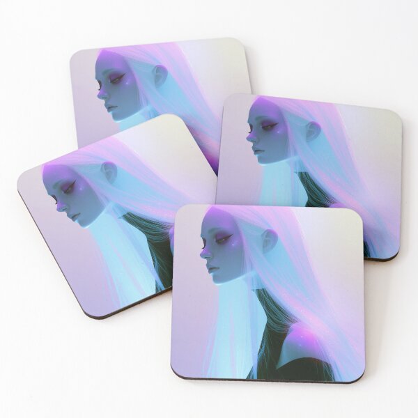 Item preview, Neon Reverie of the Silent Starborn designed and sold by oanaunciuleanu.