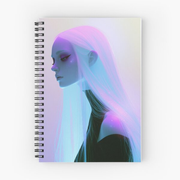 Item preview, Neon Reverie of the Silent Starborn designed and sold by oanaunciuleanu.