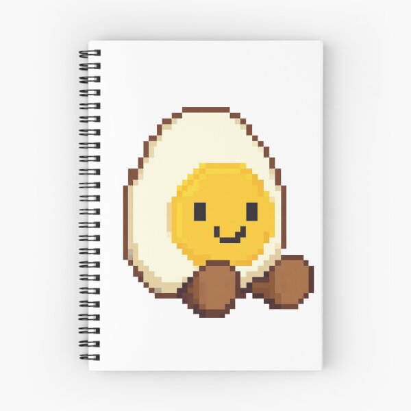 Item preview, kawaii amuseables egg chibi pixel art designed and sold by phoebescribble.