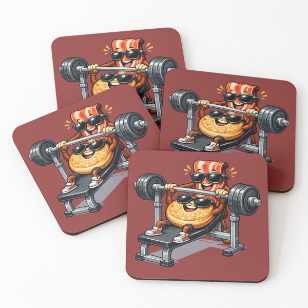 Item preview, Bacon Spotting Bicep Bagel designed and sold by BROHLine Studio.