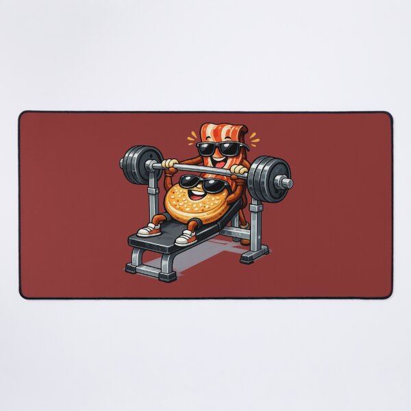 Item preview, Bacon Spotting Bicep Bagel designed and sold by BROHLine Studio.