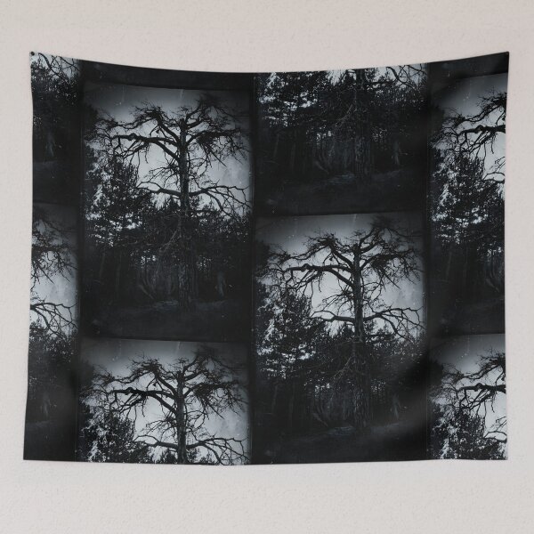 Item preview, Gothic Dead Tree | Dark Academia Witchy Woods | Monochrome Moody Forest Photography designed and sold by SergioMiklos.