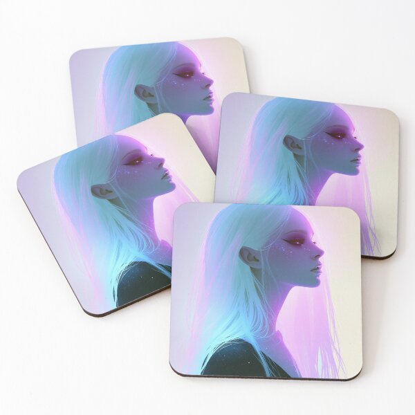 Item preview, Neon Reverie of the Silent Starborn designed and sold by oanaunciuleanu.