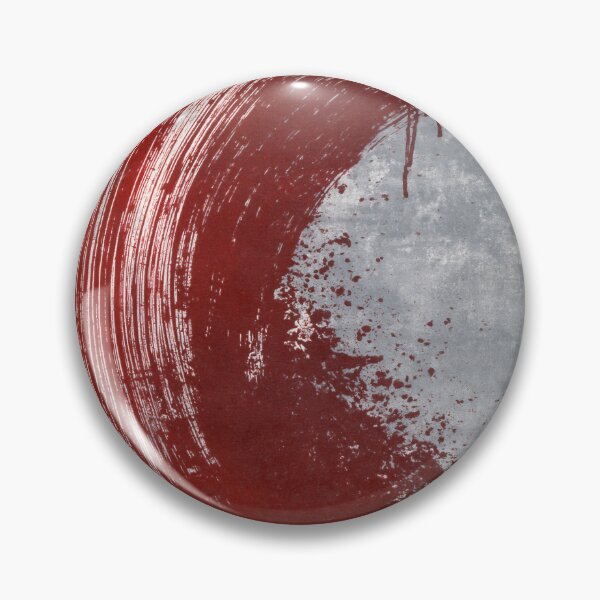 Item preview, Crimson Arc Abstract Textured Art - Red Brush Stroke designed and sold by SlowRegardArt.