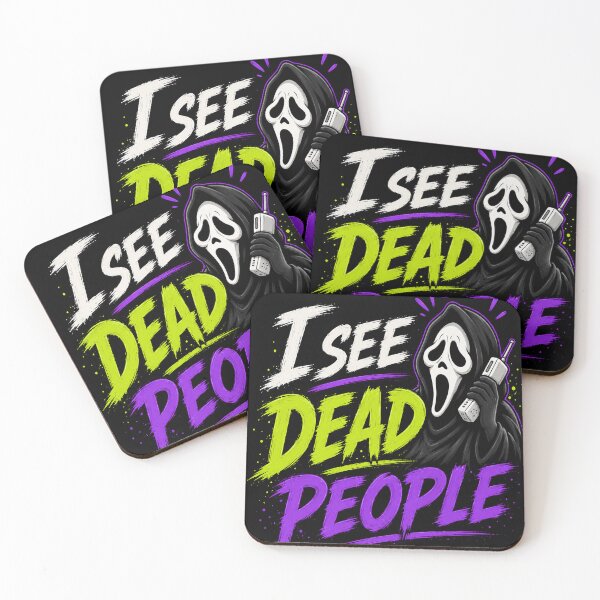 Item preview, I See Dead People – Neon Horror Humor Edition designed and sold by Pecata.