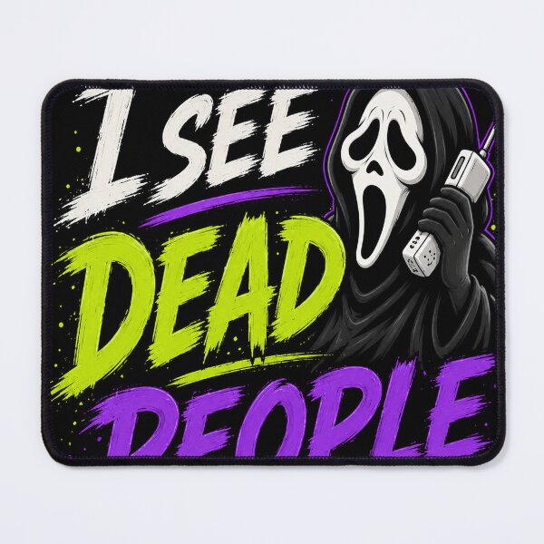 Item preview, I See Dead People – Neon Horror Humor Edition designed and sold by Pecata.