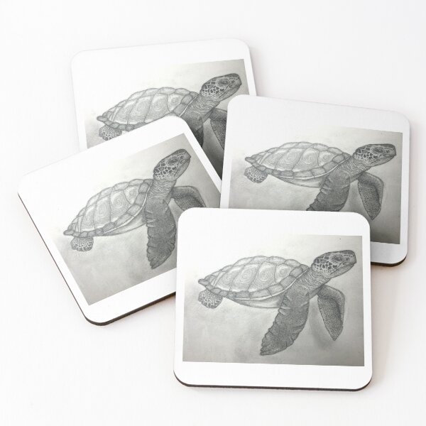 Item preview, Sea Turtle Graphite Drawing designed and sold by gk-artstudios.