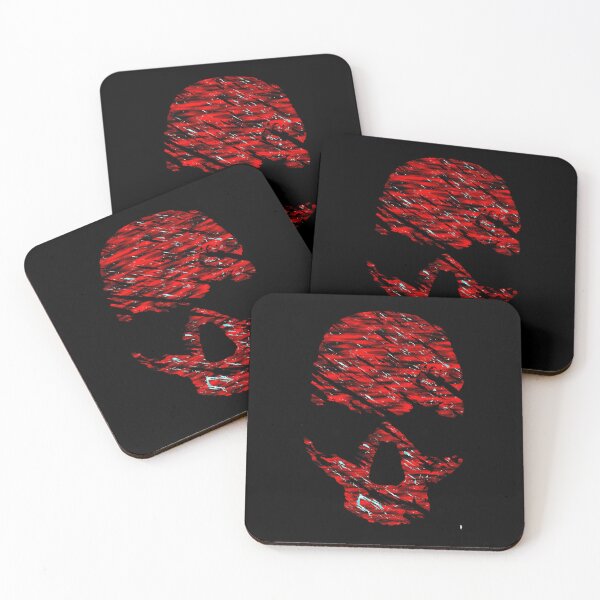 Item preview, BIRD Original - Dark Red Stone Grunge Skull designed and sold by shopBird.
