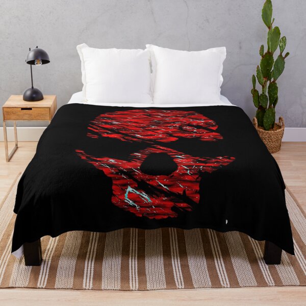 Item preview, BIRD Original - Dark Red Stone Grunge Skull designed and sold by shopBird.
