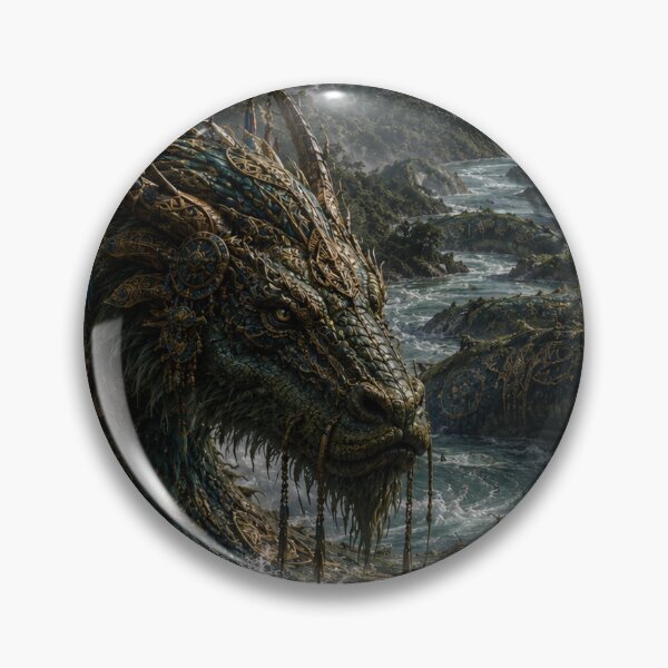 Item preview, River Dragon of the Skyborn Peaks designed and sold by Candlelit Catastrophes.