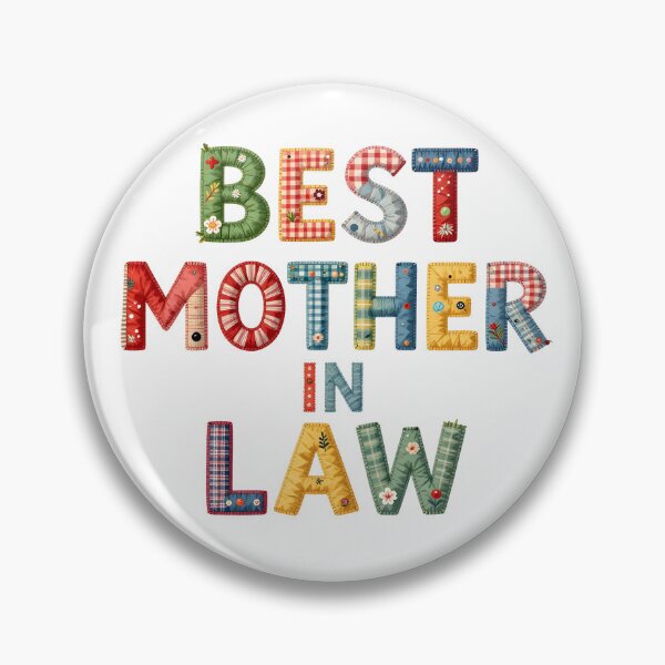 Item preview, BEST MOTHER IN LAW - IN FAUX LETTERING designed and sold by AlexOBrienArt.