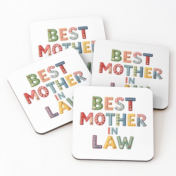Item preview, BEST MOTHER IN LAW - IN FAUX LETTERING designed and sold by AlexOBrienArt.
