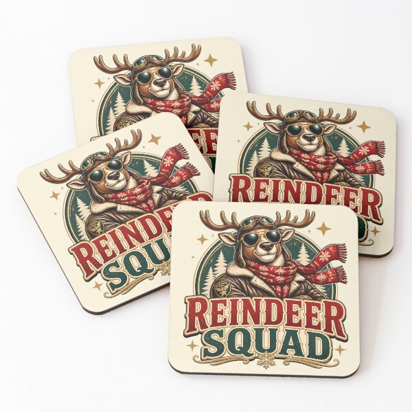 Item preview, Reindeer Squad Shirt, Cute Christmas Shirt, Funny Xmas Family Matching Shirt, Reindeer Christmas Tee, Holiday Party Shirt, Festive Winter Graphic Tee designed and sold by VectorJoy.