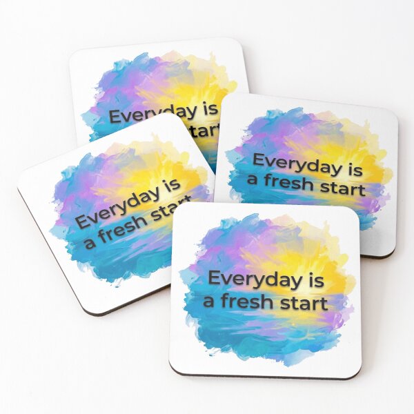 Item preview, Everyday is a Fresh Start- IVibrant Watercolor designed and sold by Northern Glow Art.