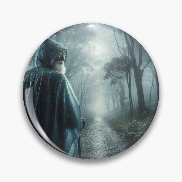 Item preview, Mystical Figure in Foggy Forest designed and sold by Phil Perkins.