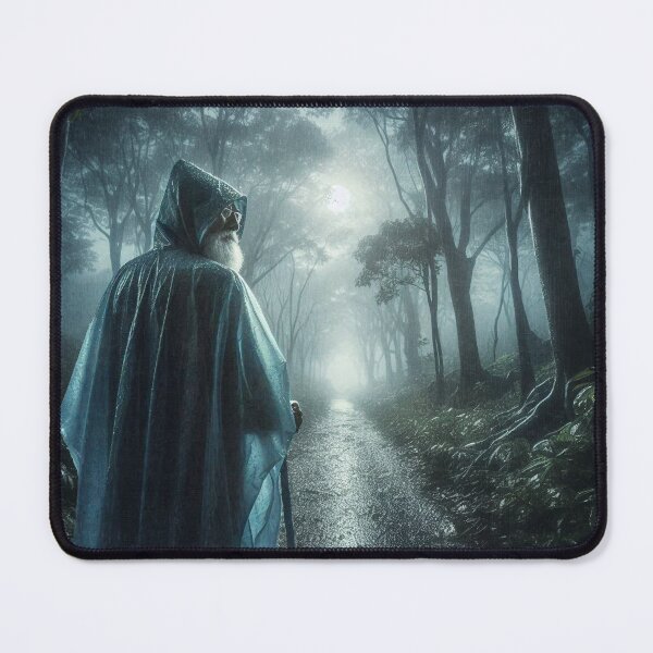 Item preview, Mystical Figure in Foggy Forest designed and sold by Phil Perkins.