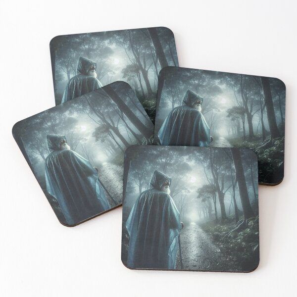 Item preview, Mystical Figure in Foggy Forest designed and sold by Phil Perkins.