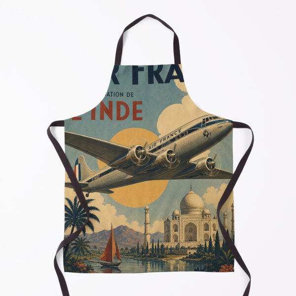 Item preview, Air France - India - Vintage designed and sold by THE Company.