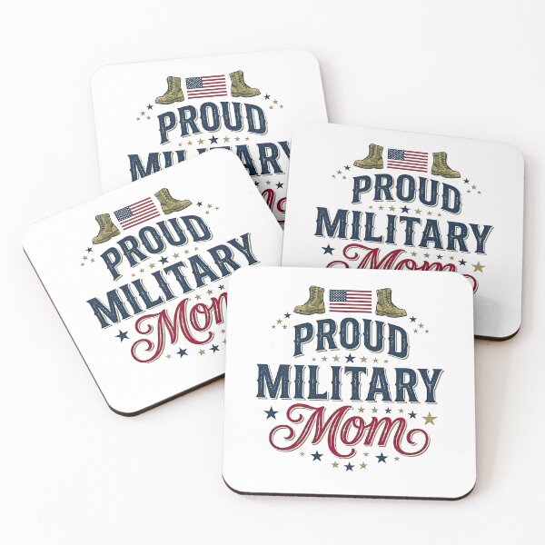 Item preview, Proud Military Mom Patriotic Family Design designed and sold by PlumArtDesign.