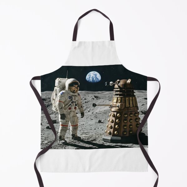 Item preview, Dalek attacks NASA astronaut on moon designed and sold by WiseBow.