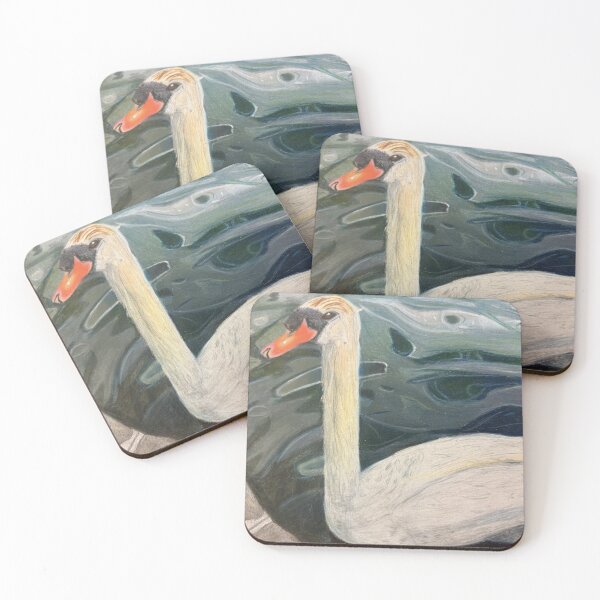 Item preview, Elegant Swan on a Warm Spring Day designed and sold by gk-artstudios.