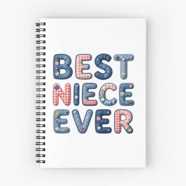 Aperçu de l'œuvre MEILLEURE NIÈCE DU MONDE - EN FAUSSE LETTRES créée et vendue par AlexOBrienArt.