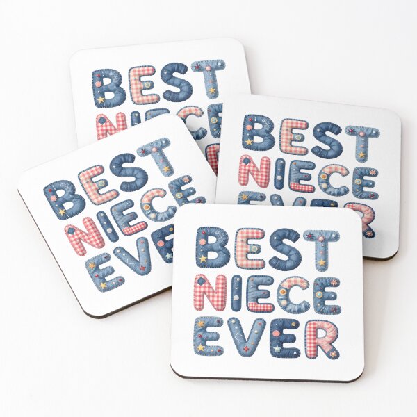 Item preview, BEST NIECE EVER - IN FAUX LETTERING designed and sold by AlexOBrienArt.
