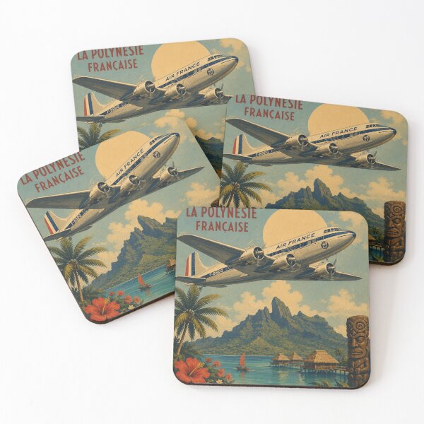 Item preview, Air France - French Polynesia - vintage designed and sold by THE Company.