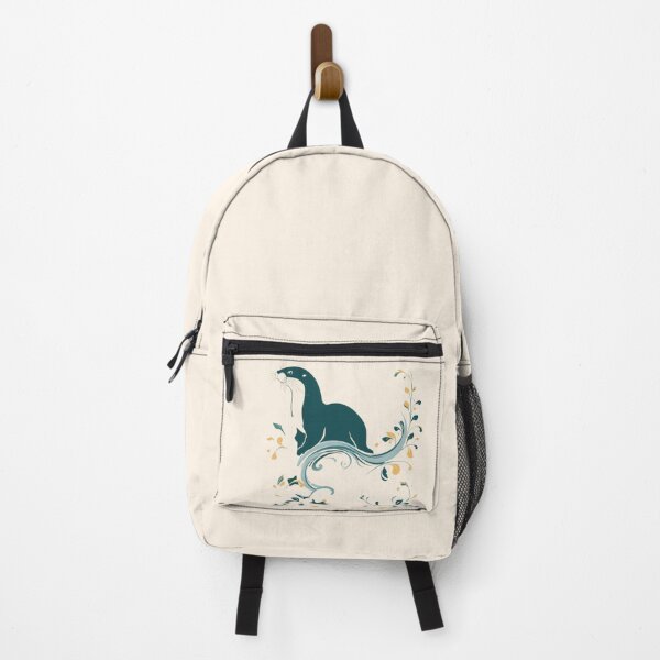 Item preview,  (Title): Minimalist Cute Otter Sleeping on Tree Branch Art  designed and sold by Tama-sirth.