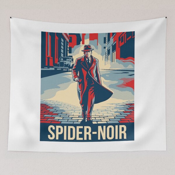Item preview, Spider-Noir Detective - Vintage Comic Aesthetic 2026 designed and sold by Artist-anis.