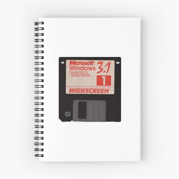 Item preview, 3.5" Floppy Disk black w. label designed and sold by deep-sea-birds.