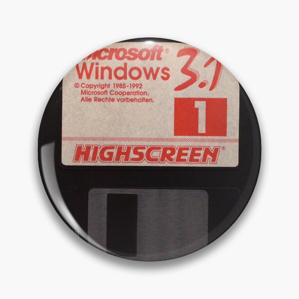 Item preview, 3.5" Floppy Disk black w. label designed and sold by deep-sea-birds.