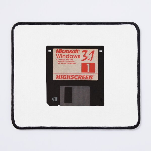 Item preview, 3.5" Floppy Disk black w. label designed and sold by deep-sea-birds.