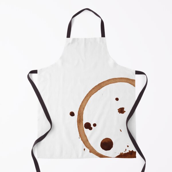 Item preview, Aesthetic Coffee Ring Stain with Splatters Art designed and sold by FlatInkStudio.
