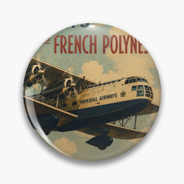 Item preview, Vintage Imperial Airways - French Polynesia designed and sold by THE Company.