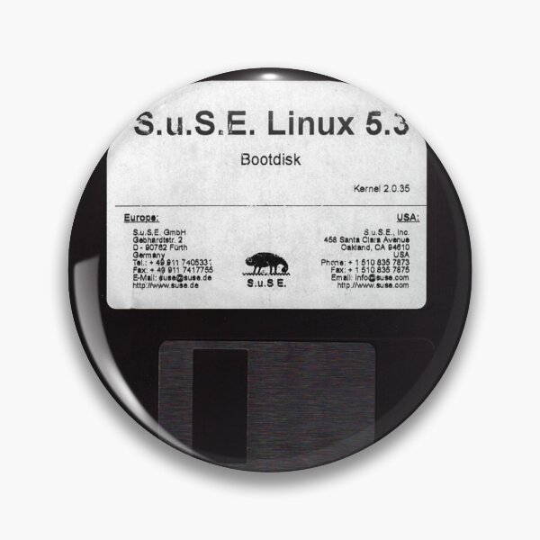 Item preview, 3.5" Floppy Disk black w. label designed and sold by deep-sea-birds.