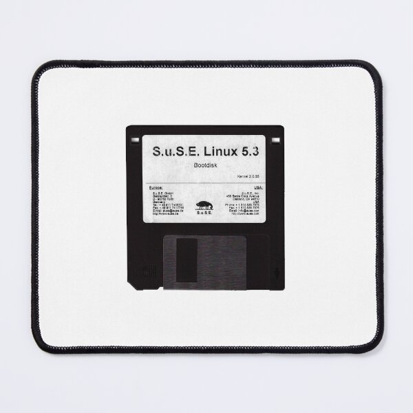 Item preview, 3.5" Floppy Disk black w. label designed and sold by deep-sea-birds.