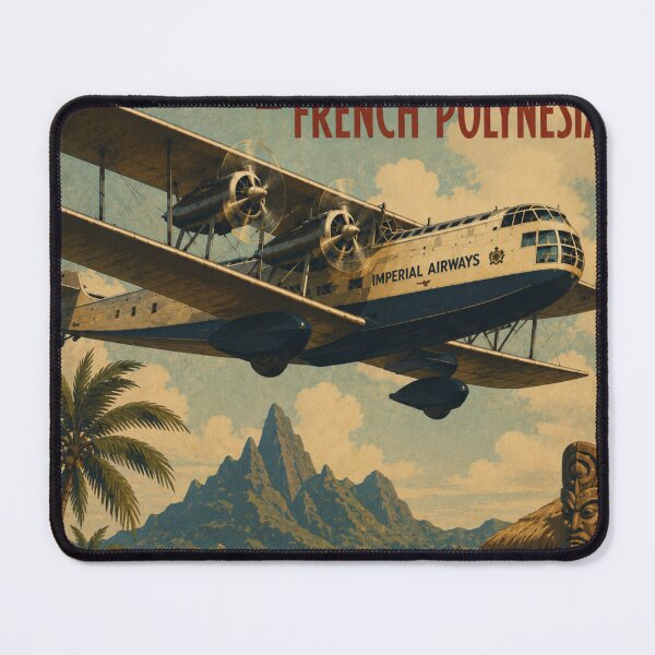 Item preview, Vintage Imperial Airways - French Polynesia designed and sold by THE Company.