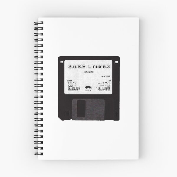 Item preview, 3.5" Floppy Disk black w. label designed and sold by deep-sea-birds.
