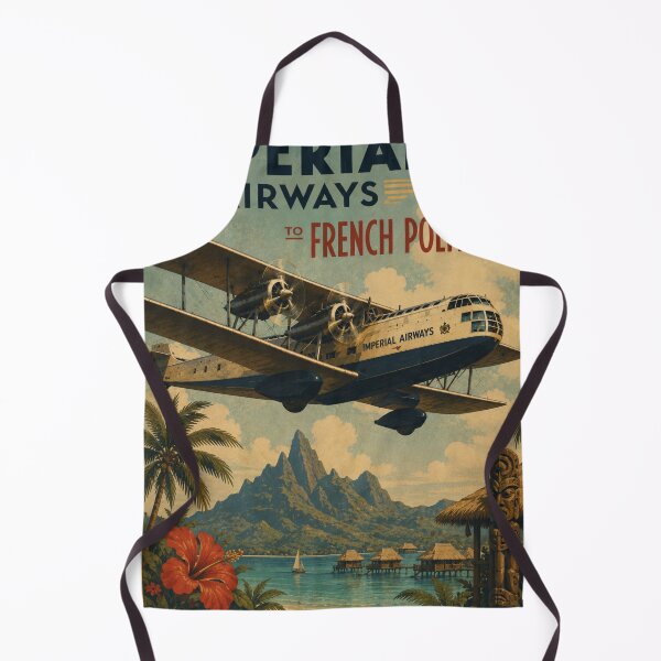 Item preview, Vintage Imperial Airways - French Polynesia designed and sold by THE Company.