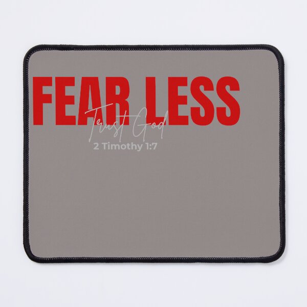 Item preview, Fear Less Trust God | Christian Faith Typography Design | 2 Timothy 1:7 designed and sold by BuiltbyFaith.
