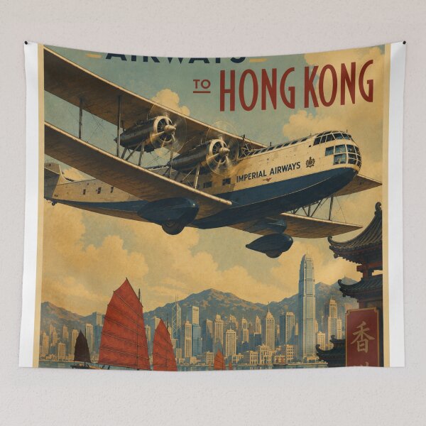 Item preview, Imperial Airways vintage - Hong Kong designed and sold by THE Company.