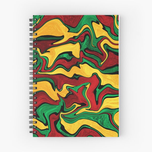 Item preview, Abstract art with rasta colors, Rastafarian designed and sold by NadiaChevrel.