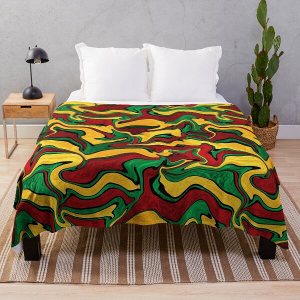 Item preview, Abstract art with rasta colors, Rastafarian designed and sold by NadiaChevrel.